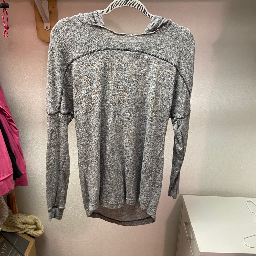 Open back lightweight hoodie